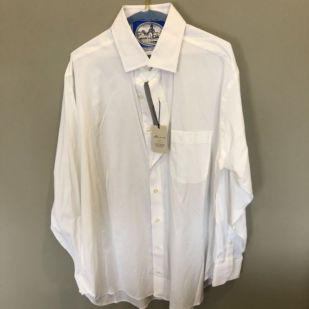 Peter Millar White Dress Shirt